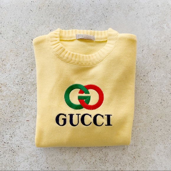 Gucci Sweaters - ✖️SOLD✖️ VINTAGE GUCCI Sweater GG Logo Size M